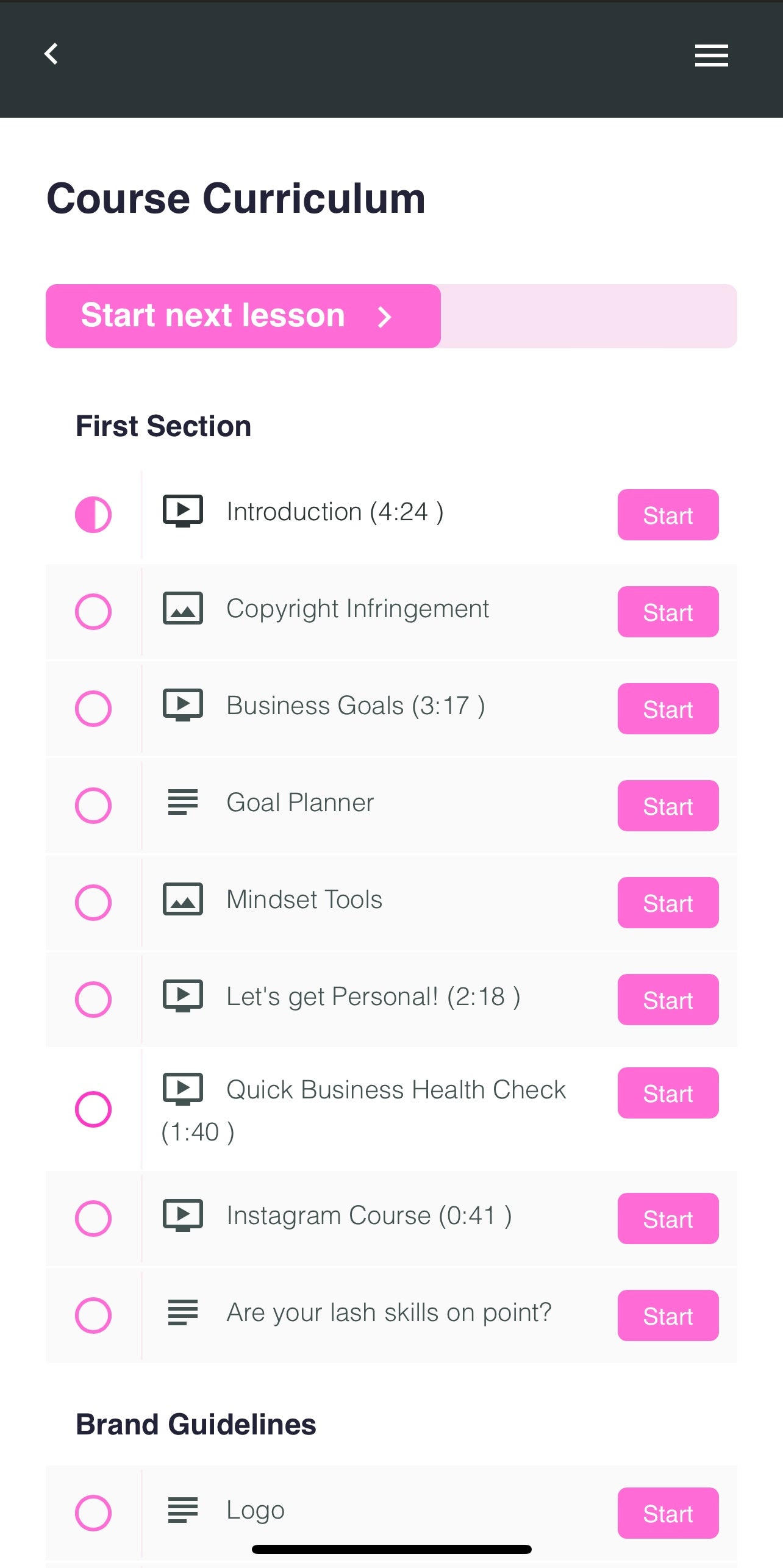Beauty Business Course