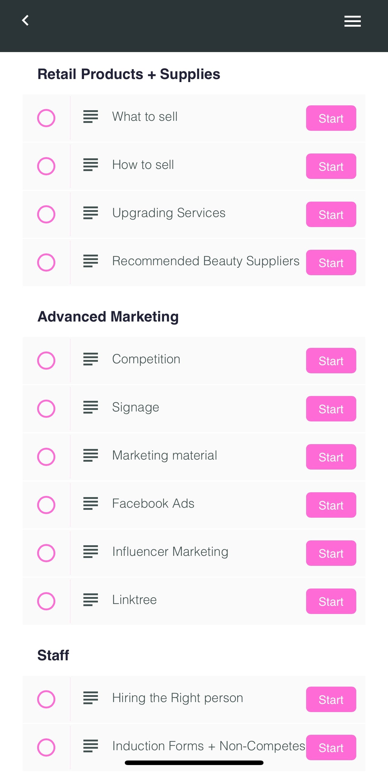 Beauty Business Course