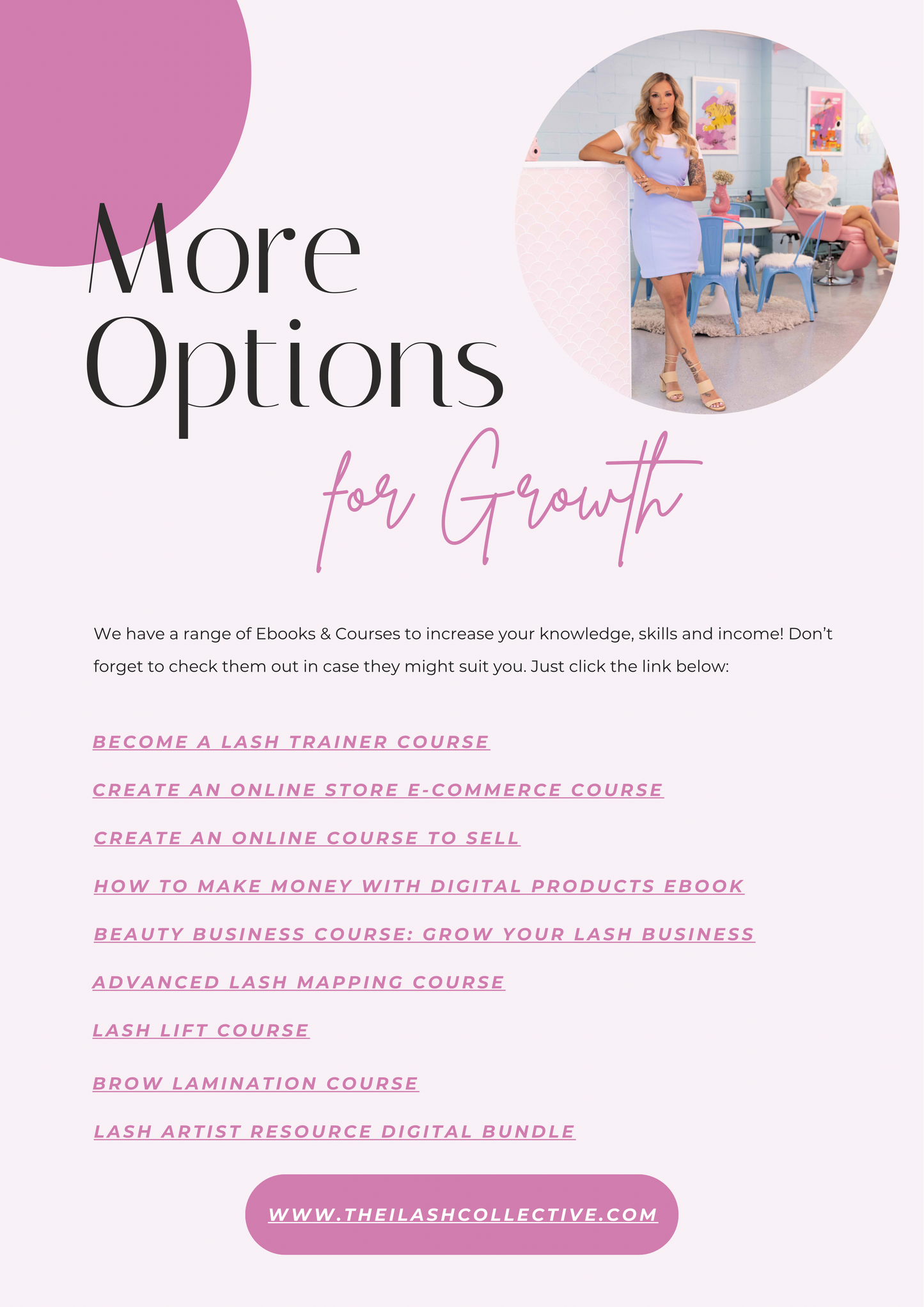 More options for Lash Business Growth