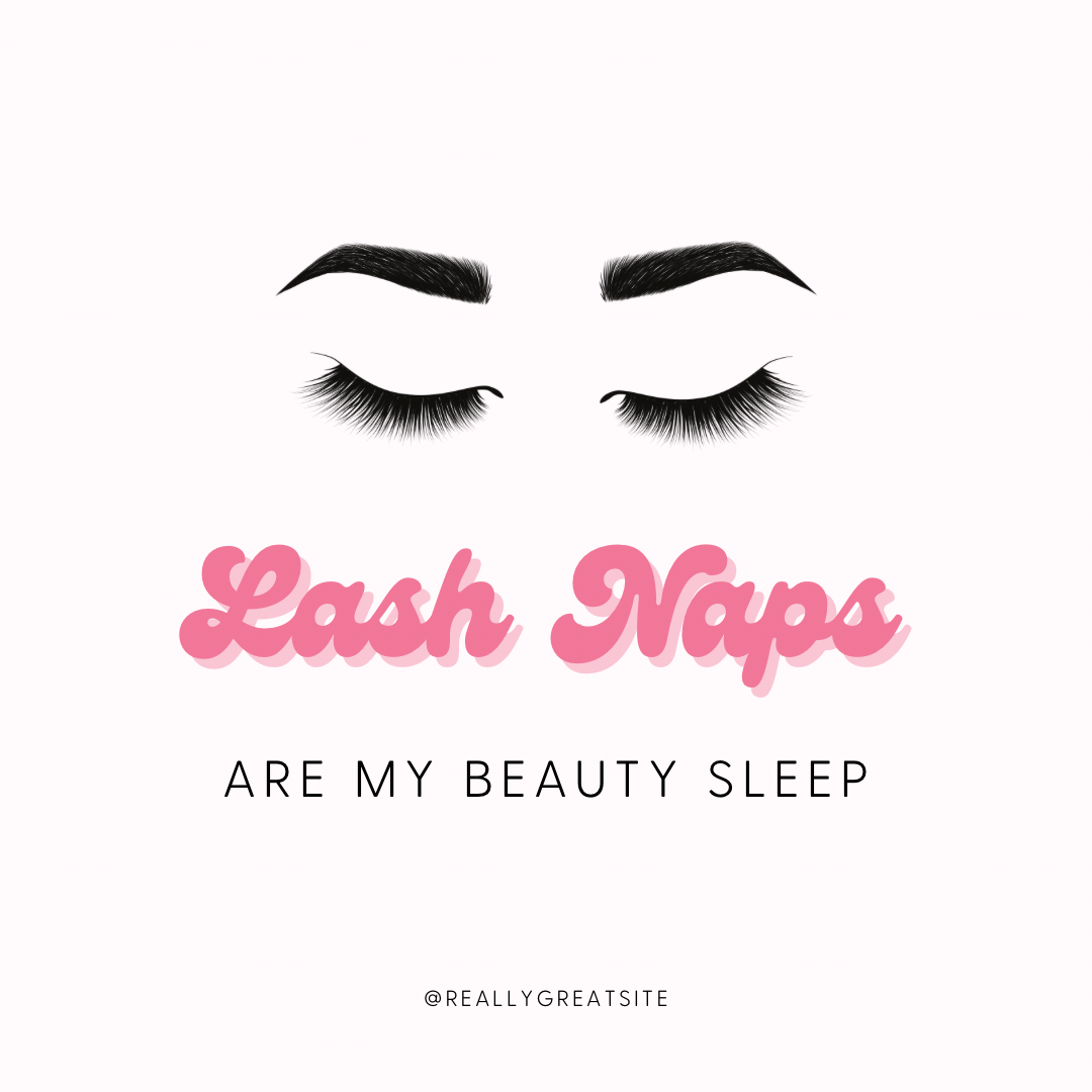 7 DAYS OF INSTAGRAM POSTS LASH EXTENSIONS TEMPLATE: EDITABLE IN CANVA