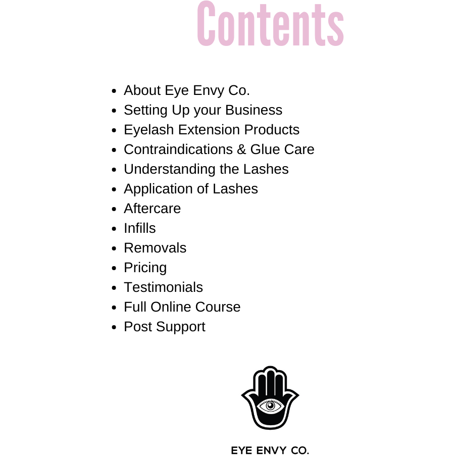Lash Bible: A guide to Classic Eyelash Extension application