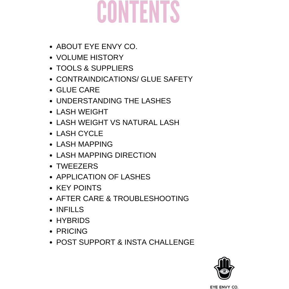 Volume Lash Bible: An accompanying guide for applying Pre-made Volume Fans
