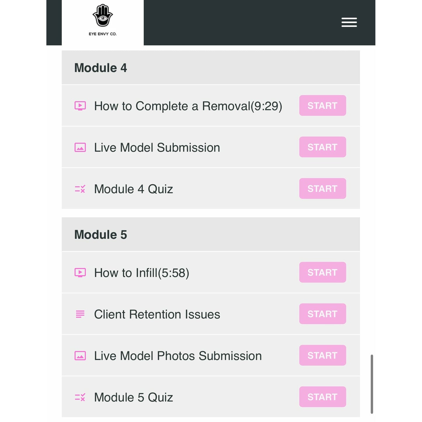 COURSE BUNDLE LEARN TO LASH: ONLINE CLASSIC, VOLUME + HYBRID EYELASH EXTENSIONS