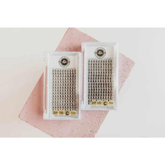 20D Pre-made Mega Volume Fans 0.03 C Curl
