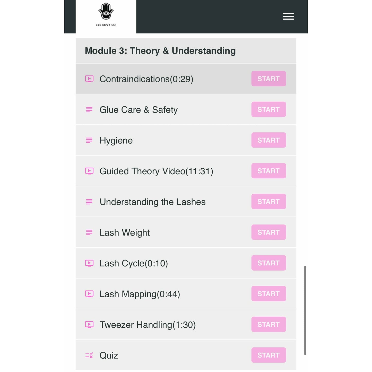 COURSE BUNDLE LEARN TO LASH: ONLINE CLASSIC, VOLUME + HYBRID EYELASH EXTENSIONS