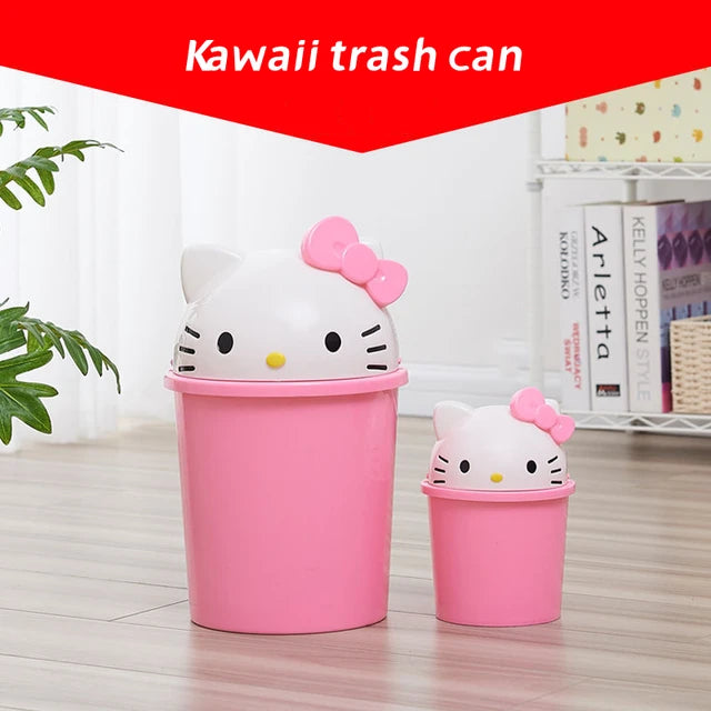 Hello Kitty Trash Can