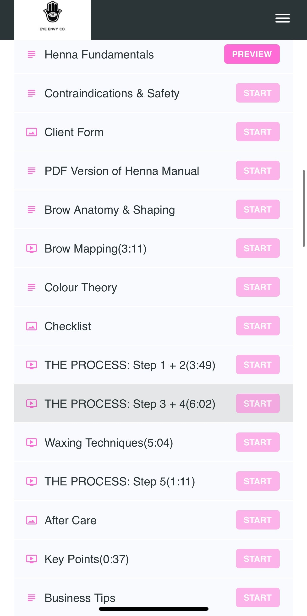 Henna Brows Course