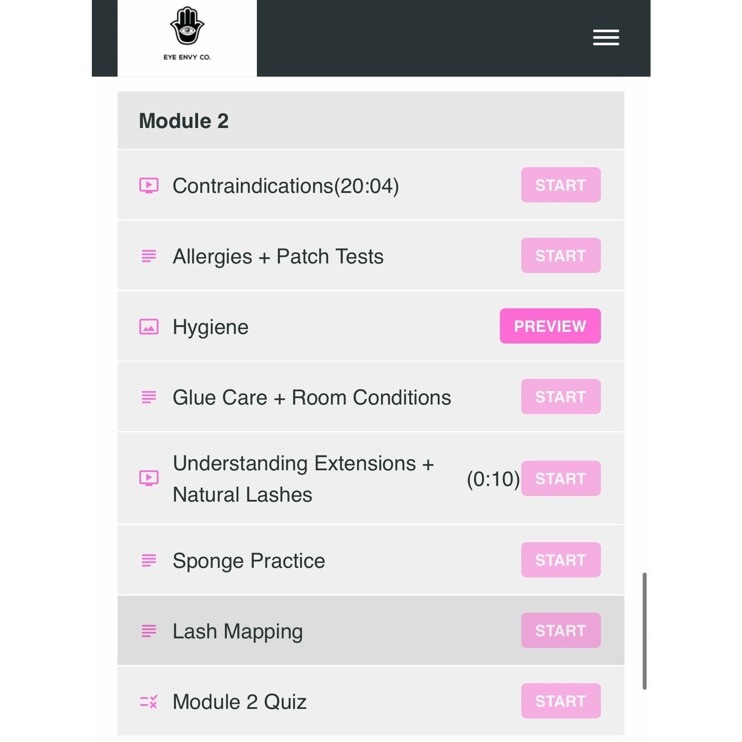 COURSE BUNDLE LEARN TO LASH: ONLINE CLASSIC, VOLUME + HYBRID EYELASH EXTENSIONS