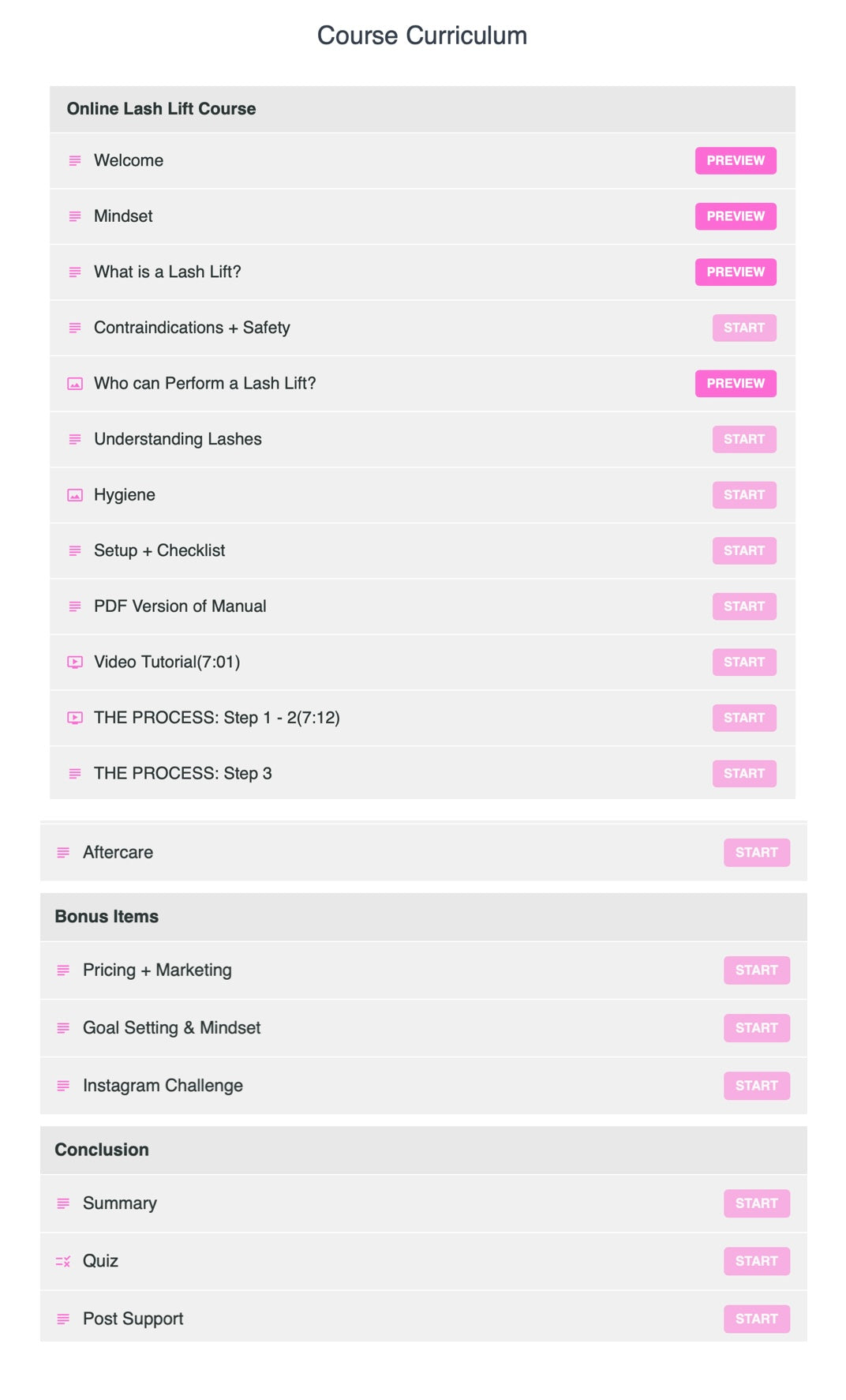 COURSE BUNDLE: Lash Lift + Brow Lamination Combo Course