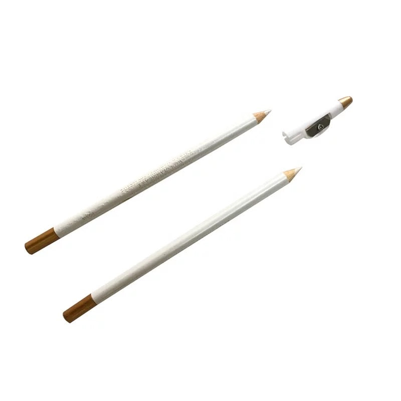White Eyebrow Mapping Pencil x 3