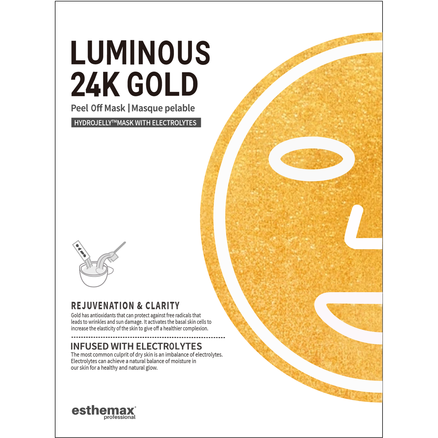 Esthemax Luminous 24k Gold Jelly Mask
