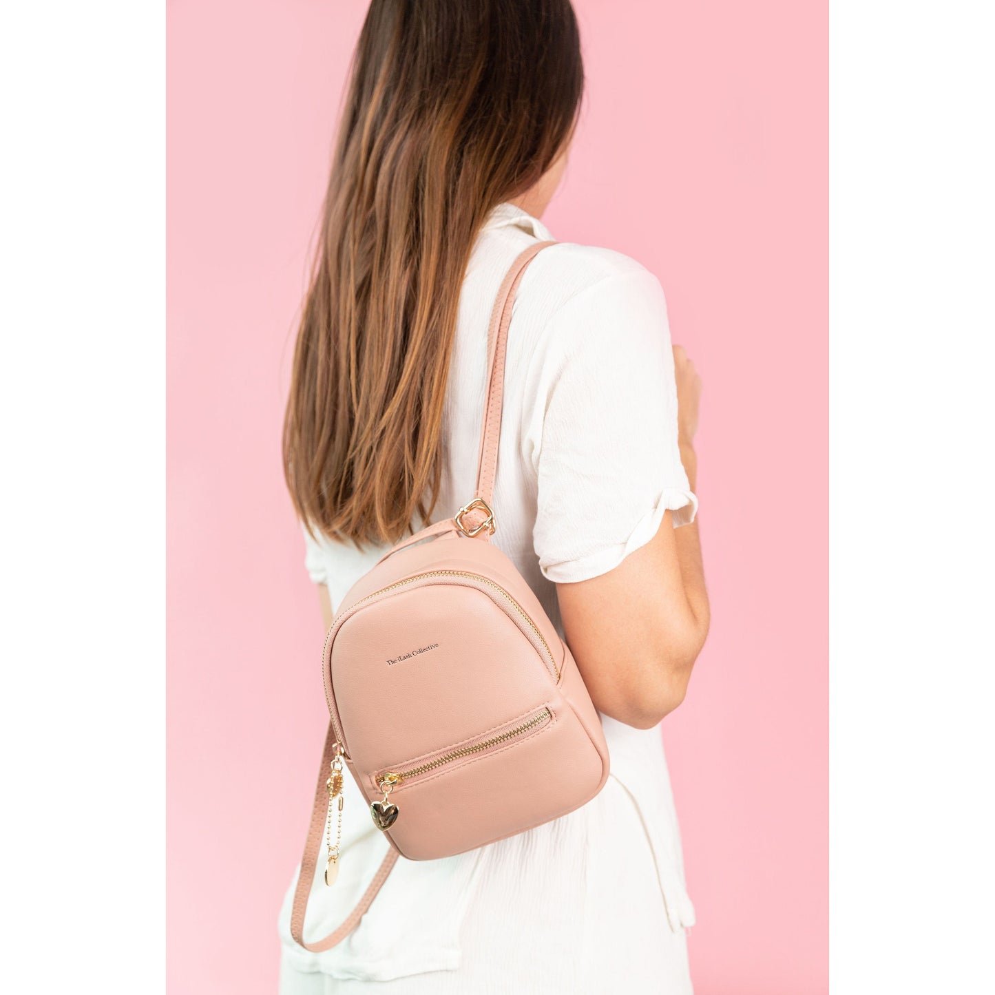 MINI Blush Backpack: Vegan Leather