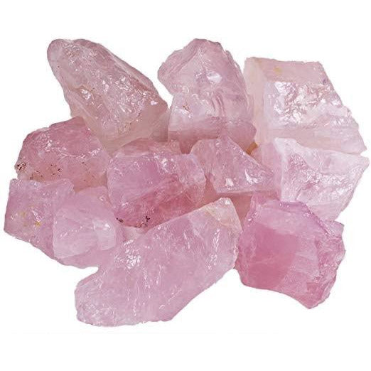Raw Rose Quartz Crystal Slabs